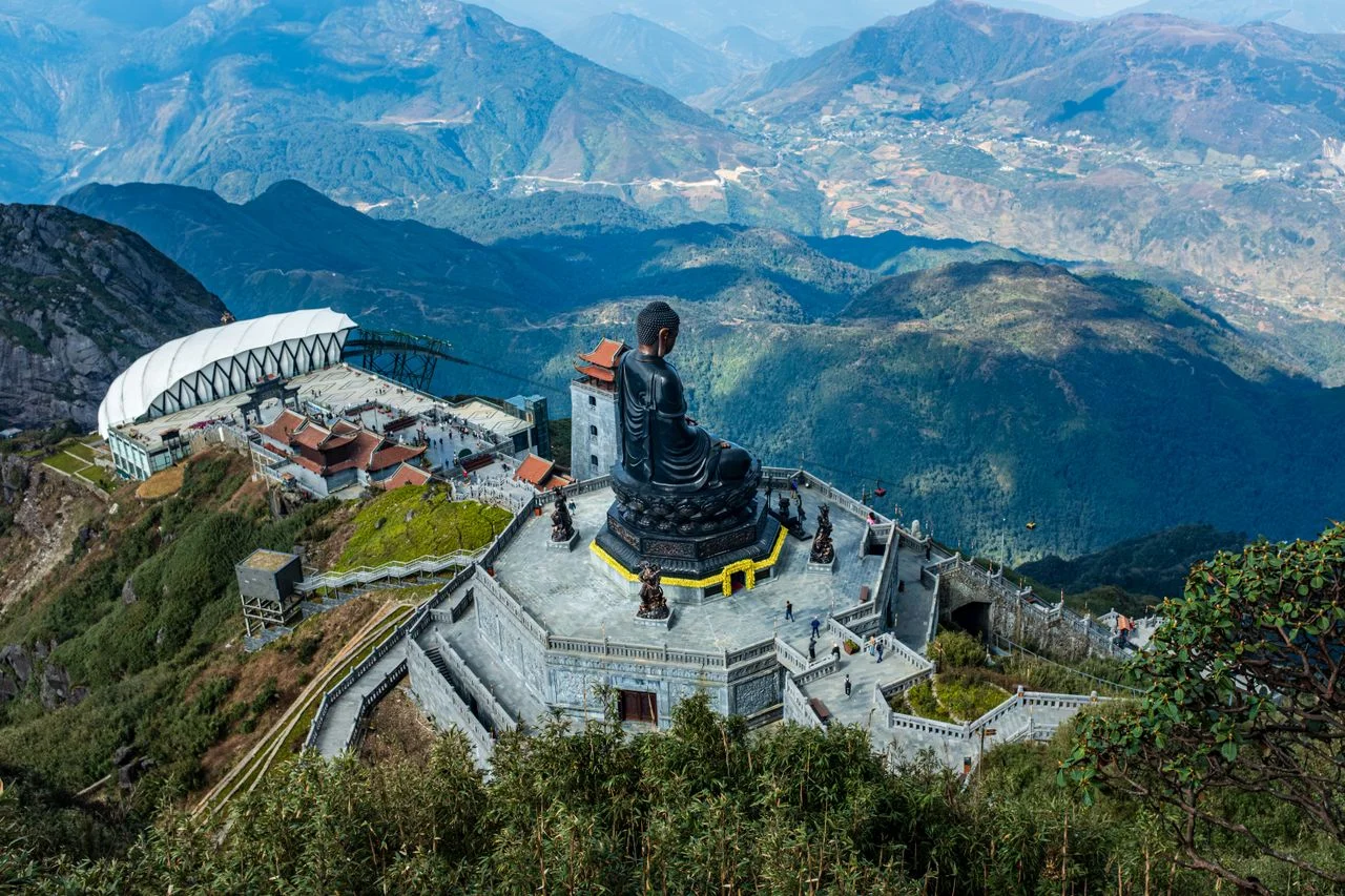 Peaks, Valleys & Bays of Vietnam itinerary, Fansipan summit — Vietnam DMC by Fiesta Asia Travel